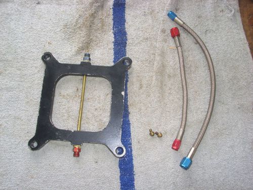 Nos 12500nos cheater; injector plate with lines and jets