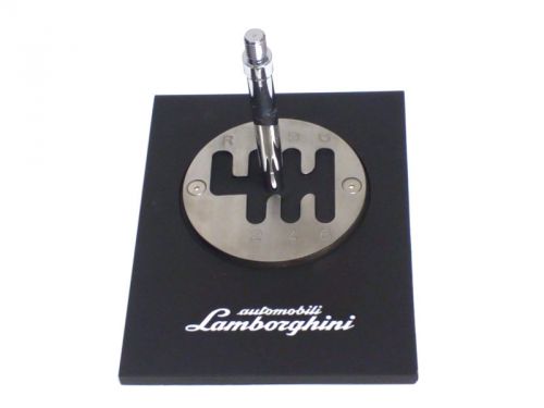 Lamborghini autoart gear lever shifter with gate &amp; stand very rare