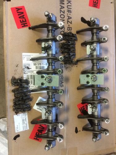 Rocker arm assembly pair chevrolet gmc duramax diesel 6.6, lly, lb7, lmm, lbz