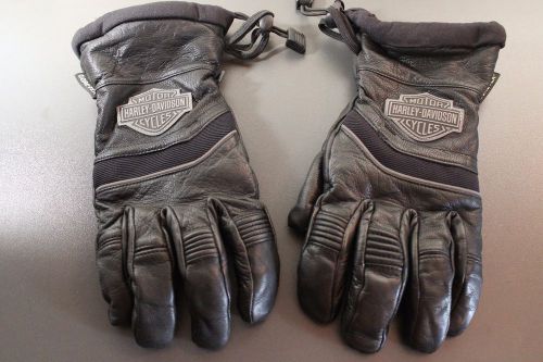 Harley davidson leather winter riding gloves size large