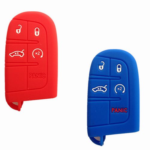2pcs protective fob skin key cover jacket silicone key protector keyless remote