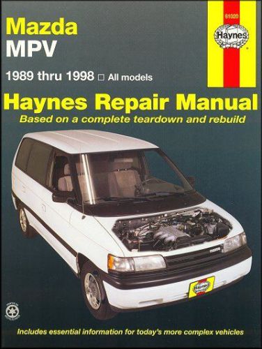 Mazda mpv 1989-1998 repair manual by haynes
