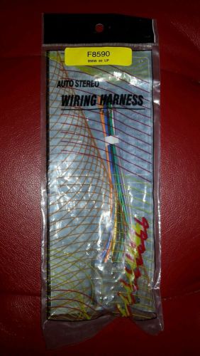 Auto stereo wiring harness for bmw 90 &amp; up. f8590. brand new