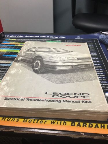1989 acura legend coupe electrical troubleshooting  manual