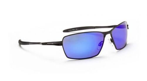 Optic nerve axel sunglasses flash black/smoke blue zaio lens