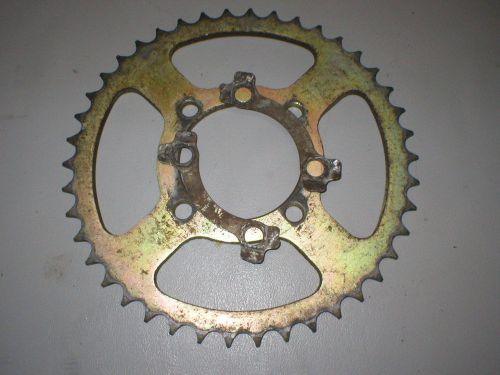 Yamaha ytm200 42 tooth rear sprocket ytm 200 gear (maybe tri moto 1983 1984 1985