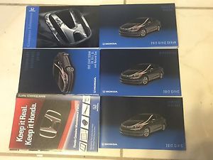 2012 honda civic owner&#039;s manual with booklet&#039;s
