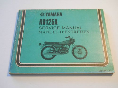 Yamaha rd125 a service manual