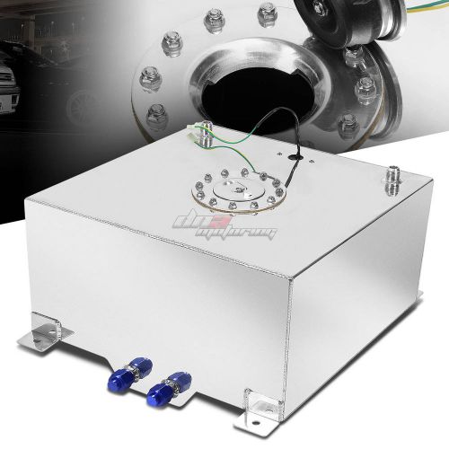 20 gallon/78l full aluminum racing/drifting fuel/gas cell tank+cap+level sender