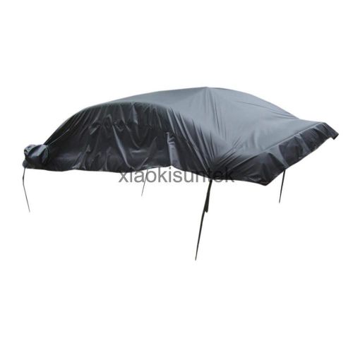Car half body sun shade cover case waterproof uv shield rainsuit protector m