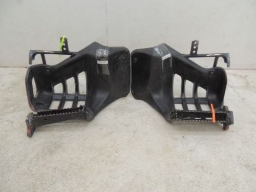07 05-08 suzuki z400 ltz400 kfx400 400 left right heel guard guards w/ pegs q