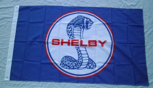 Shelby cobra flag 3' x 5' banner indoor / outdoor