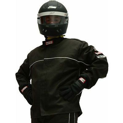 Rjs single-layer driving jacket, racer-1 redline, sfi-1, auto safety