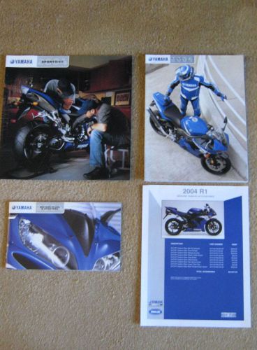 2004 yamaha motorcycle &amp; accessories sales brochures