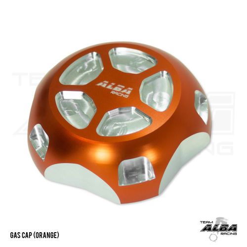 Polaris slingshot  gas cap  billet aluminum  alba racing  orange