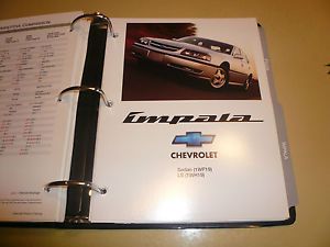2002 chevrolet impala product portfolio pages facts