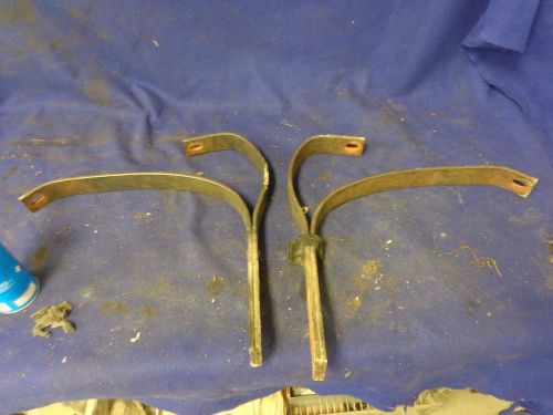 1939 chevrolet front bumper brackets, right and left, passenger car