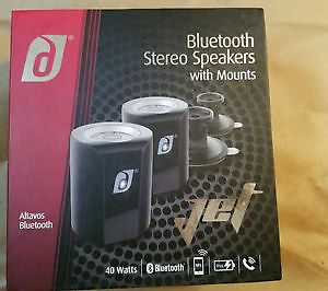 Bluetooth stereo speakers with mounts