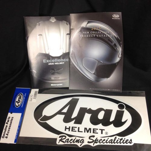 Arai big sticker no.1589 decal factory packed w40 x h18.5cm