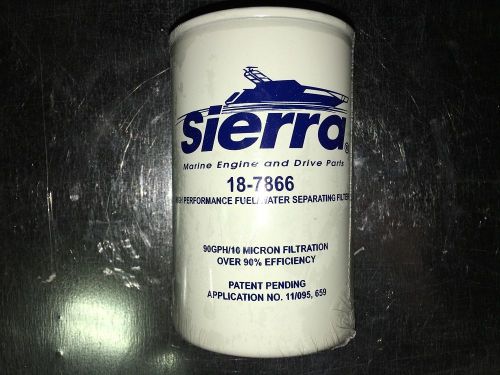 Sierra part no. 18-7866, 10 micron high capacity fuel/water separator filter
