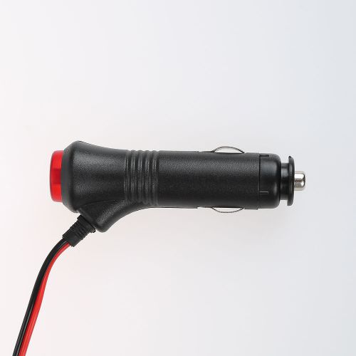 Universal 3.0m 12v/24v male cigarette lighter plug connector on/off switch pk