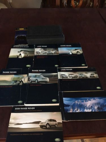 2006 range rover owners manual