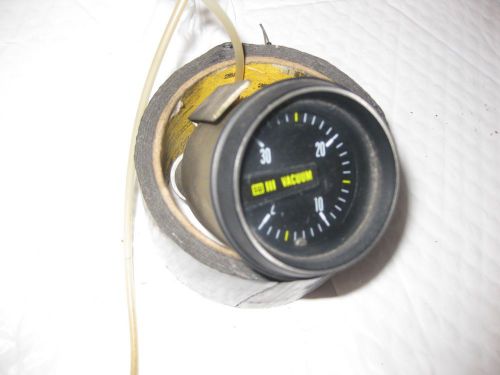 Stewart warner vacuum gauge   dash iii   excellent nice!!!