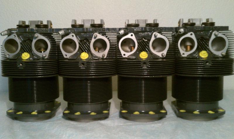 Set of 4 lycoming o / io 360 540 wide deck cylinders with pistons and pins