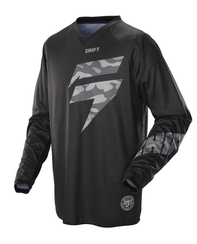 Shift recon veteran black jersey  motocross dirtbike atv mx 2014