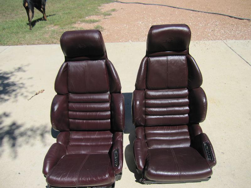 Sell Corvette C4 Ruby Red 40th anniversary seats set 1993 power sport in Austin, TX, US, for US