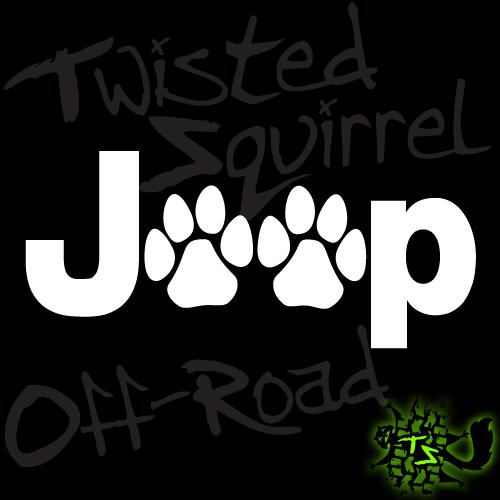 Jeep emblem decals 2pk - tj wrangler rubicon - paws a