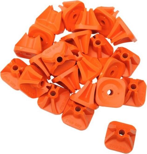 Stud boy pro super lite single backing plate 1ply/2ply orange 5/16"-24 24-pack