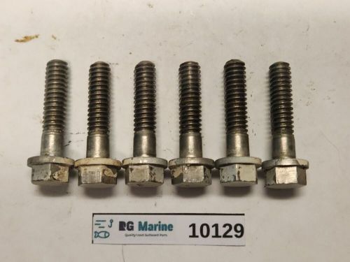 Johnson evinrude outboard 9.9 / 15 hp lower unit bolts (6) clean screws