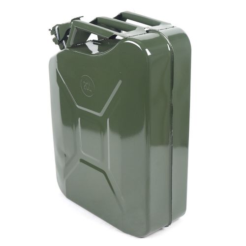 5 gallon/20l can gas diesel steel container tank emergency backup w/ spout us
