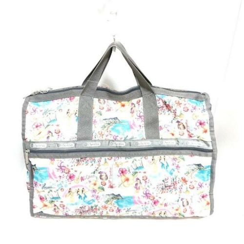 Lesportsac Boston Bag - Dark Gray Pink Multi Flower/No Body Lock Lesponylon, US $77.43, image 5