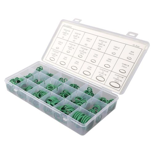 Car Air Conditioning R134a A/C Hose O-Ring Rubber Gasket Kit 18 Sizes W/ Case, US $22.93, image 5