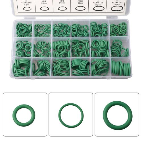Car Air Conditioning R134a A/C Hose O-Ring Rubber Gasket Kit 18 Sizes W/ Case, US $22.93, image 12