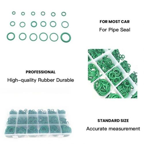 Car Air Conditioning R134a A/C Hose O-Ring Rubber Gasket Kit 18 Sizes W/ Case, US $22.93, image 15