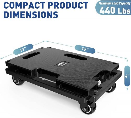 Ronlap Furniture Dolly for Moving, Moving 4 Wheels Black, US $30.98, image 3