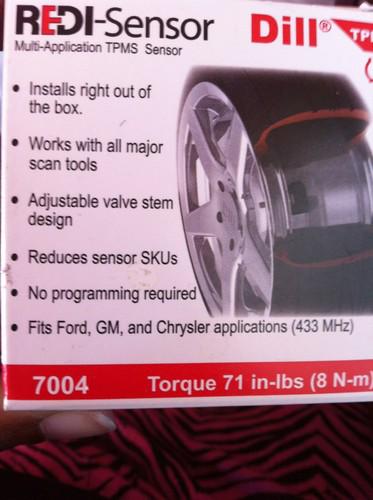 Dill tpms redi sensor