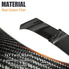 For mercedes v167 gle63 amg suv 2021-2024 real carbon rear roof spoiler top wing