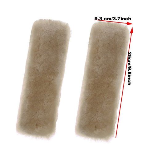 2cs/Pack High-Density Fluffy Wool Auto Seat Belt Cover for Adult Youth Kid To..., US $15.79, image 5