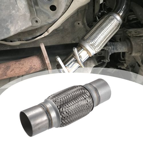65x245mm Universal Car Exhaust Joint with Welding Extension Pipe Silver Tone, AU $37.74, image 6