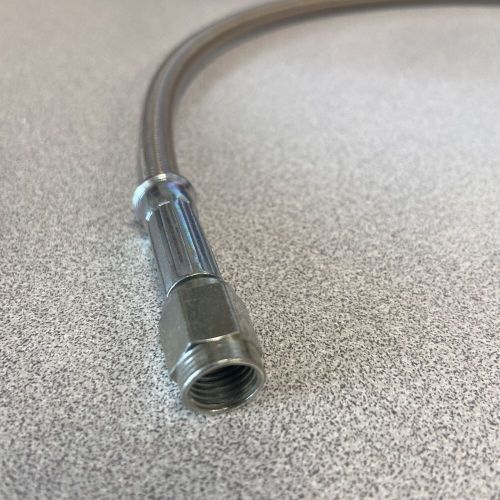 Fragola -3 an stainless steel braided brakeline with clear coating- 22" length