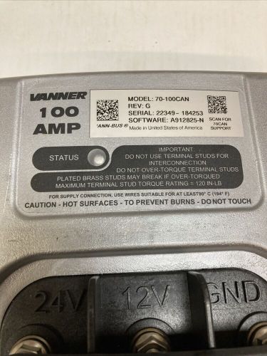 VANNER 100 Amp 12/24V Battery Voltage Equalizer 70-100CAN | U.S.A. SELLER, US $425.00, image 2