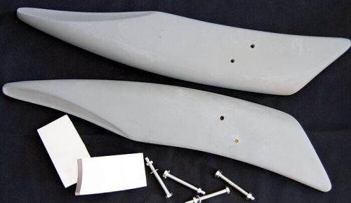 Custom painted fiber glass trunk wing spoiler pair for bmw z4 e85 roadster 03-08