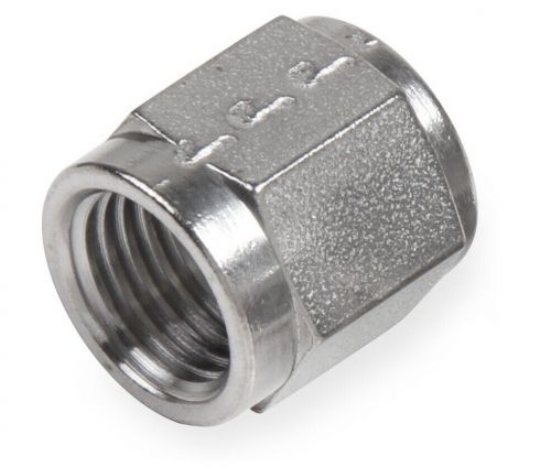 Ss981808erl earl's -8 an stainless steel tube nut