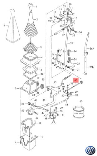 Original Volkswagen 701711591c shift stand Caravelle Eurovan transporter syncro-, US $, image 3