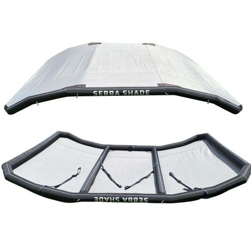 Sebba shade 8&#039; x 12&#039; grey sun shade for boats 26&#039; &amp; up #ss8x12gry