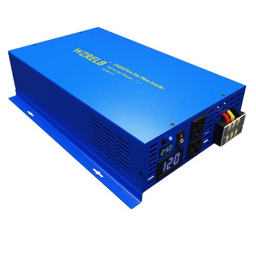 2000W Pure Sine Wave Inverter 18V to 120V Truck RV Car Power Camp Motor Solar RV, US $280.25, image 4